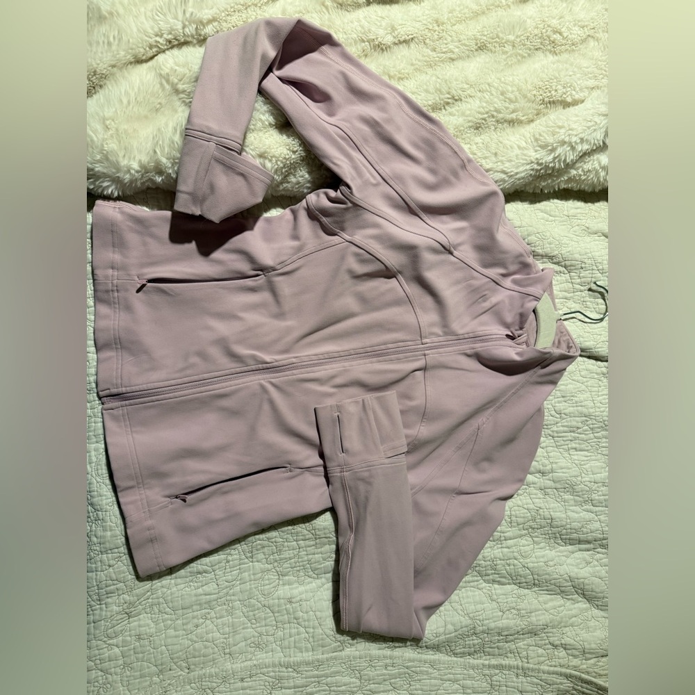 Light Pink/Orchid Lululemon Define Jacket (cropped)
